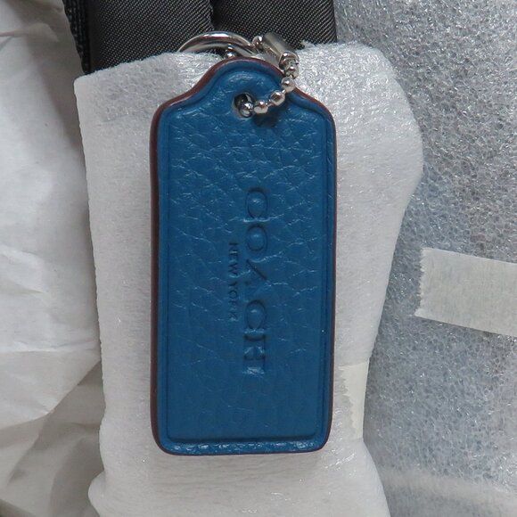 Coach Colorblock Leather Court Backpack (Blue Jay) - Picture 5 of 6